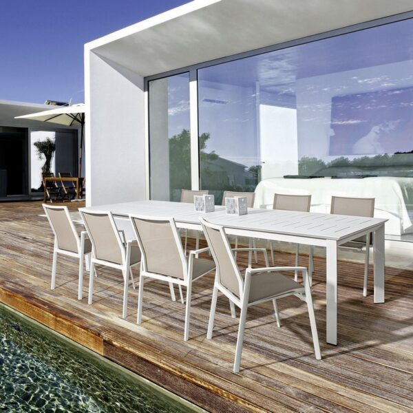 Tavolo all. Konnor 200/300x110 bianco