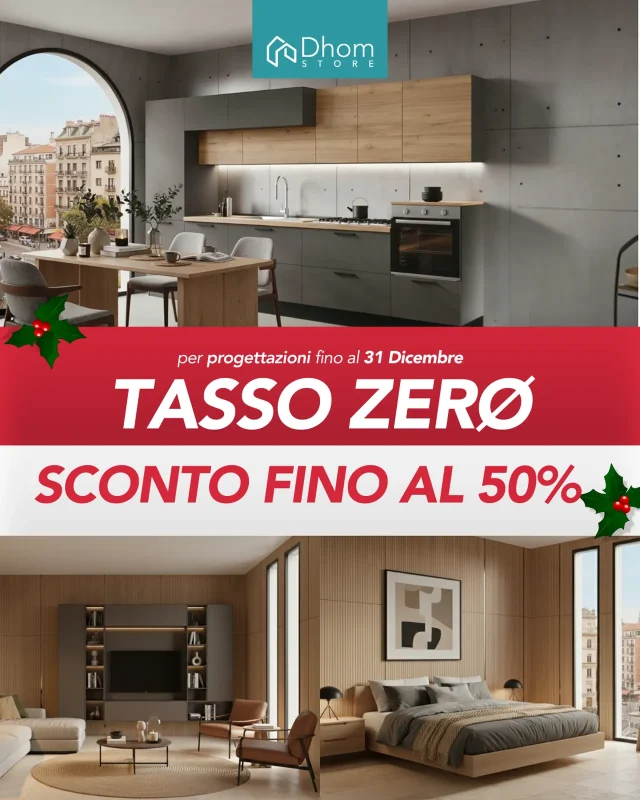 tasso zero sconto fino al 50%