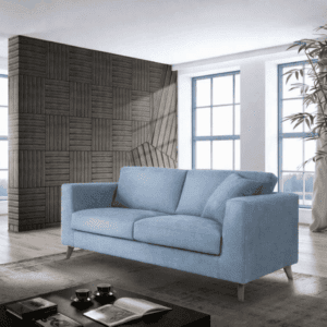 Divano 3 posti Virgilio Blu polvere