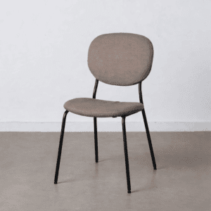Sedia Silla Tessuto Taupe
