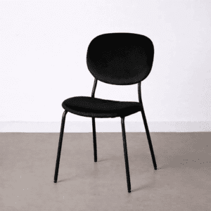 Sedia Silla Velluto Nero