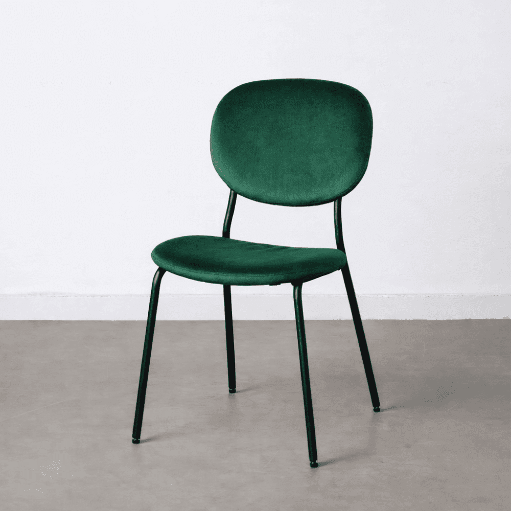 Sedia Silla Velluto Verde