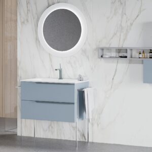 Oikos mobile e lavabo con vano a giorno L121xP48