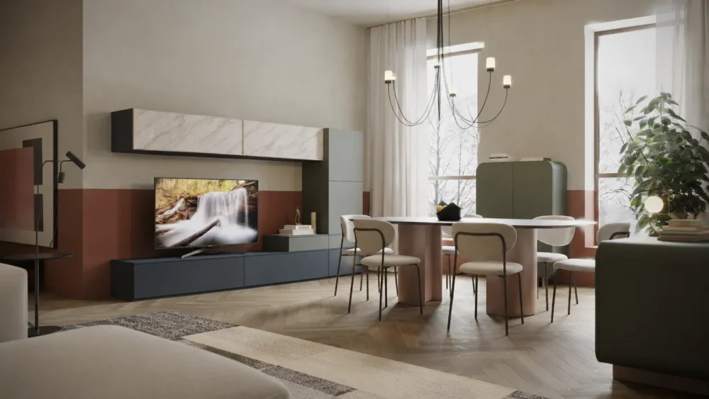 Zona Giorno LV705 & Madia Louvre