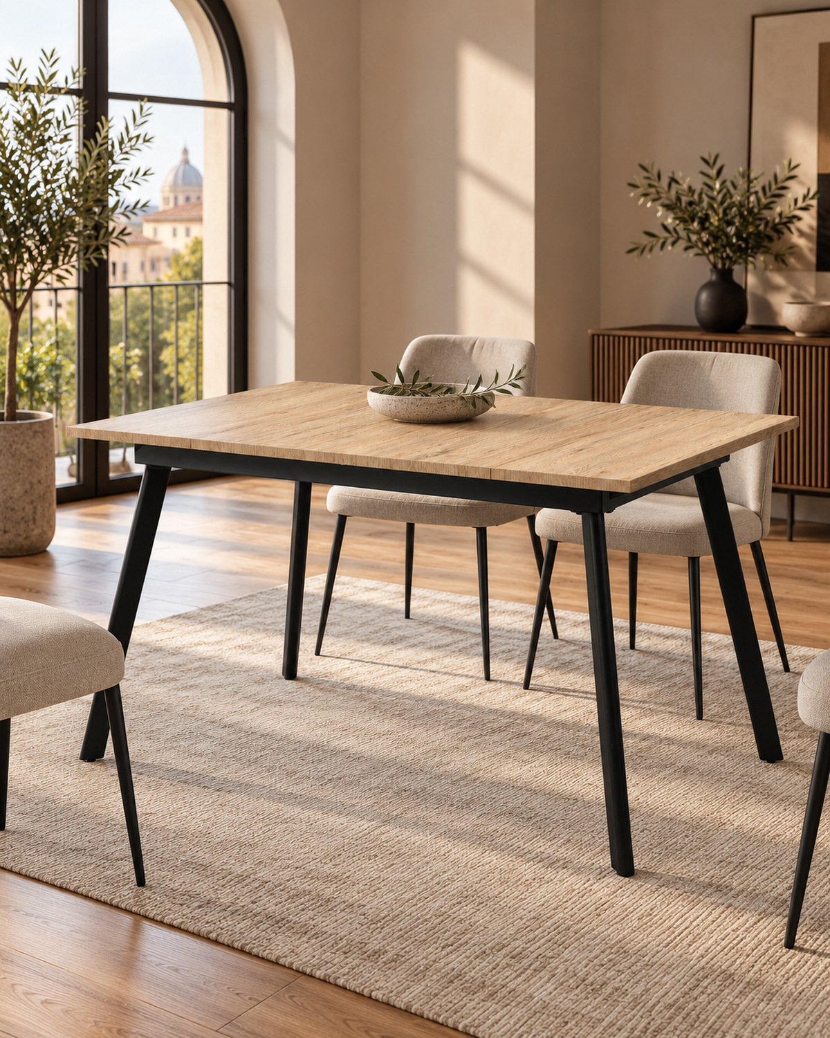 Tavolo Clara Allungabile Oak Chiaro - immagine 3